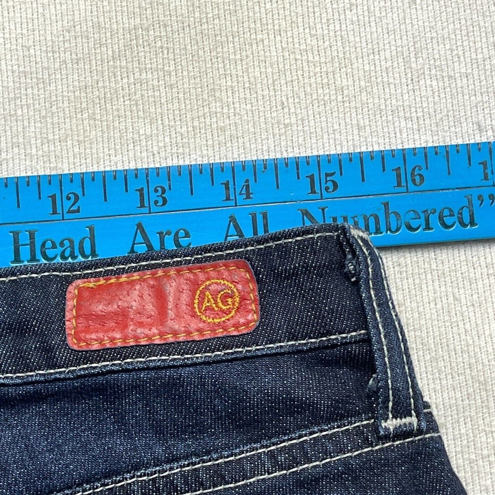 AG ADRIANO GOLDSCHMIED Shorts Womens 29R The Malibu Crop Pant Denim Blue - Picture 10 of 10